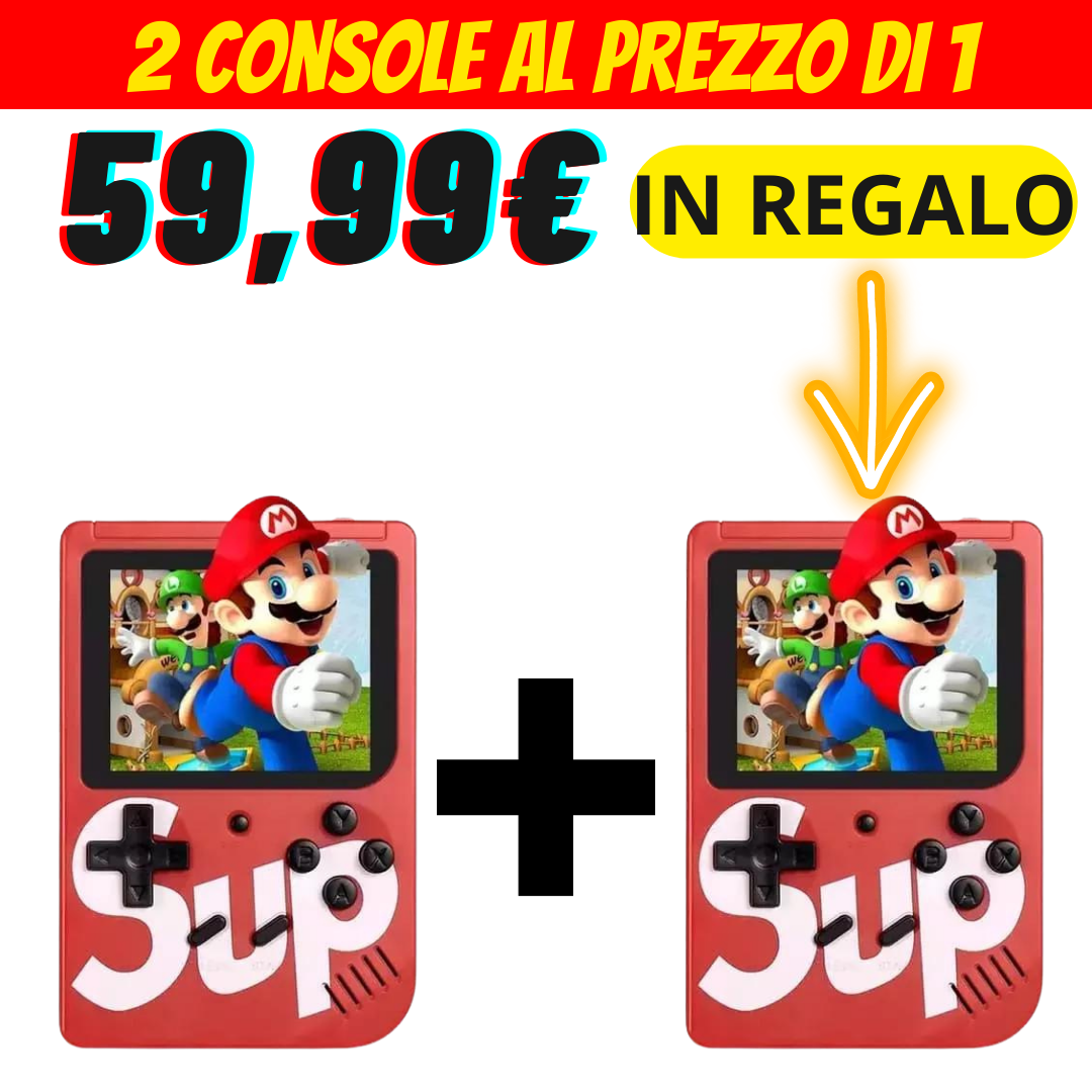 2 GAME CONSOLE 400 GIOCHI