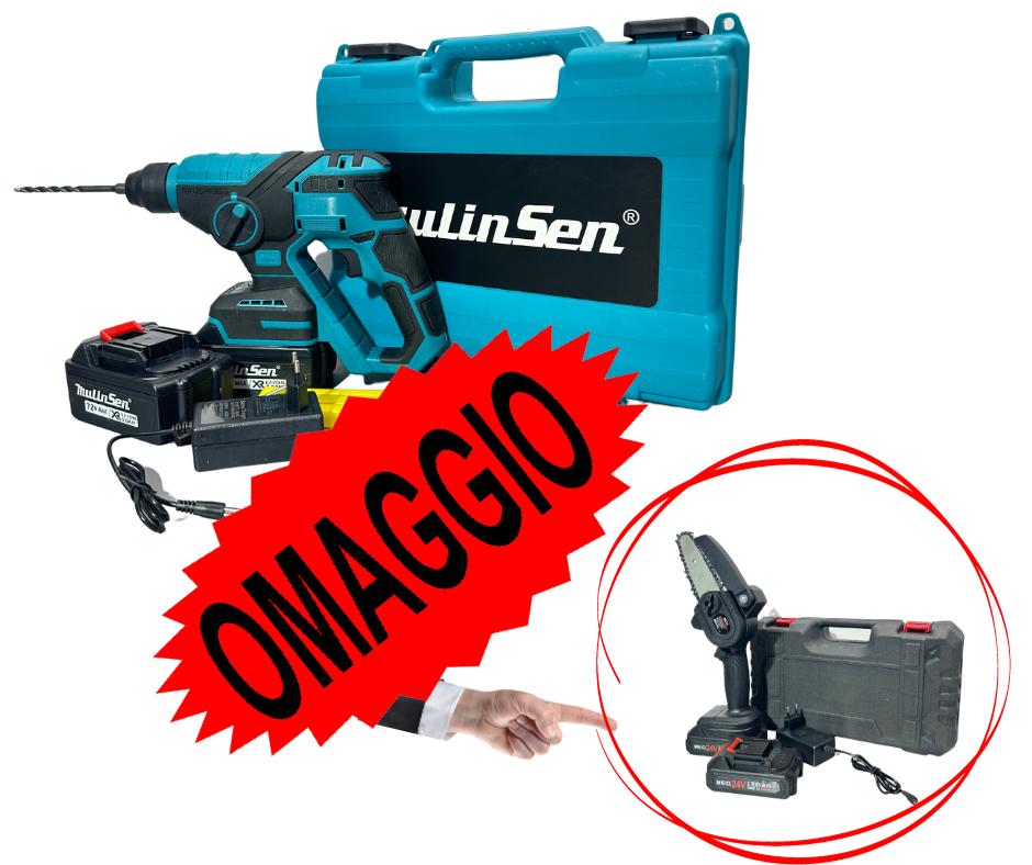 Tassellatore Mulinsen 72v (in regalo sega a batteria)