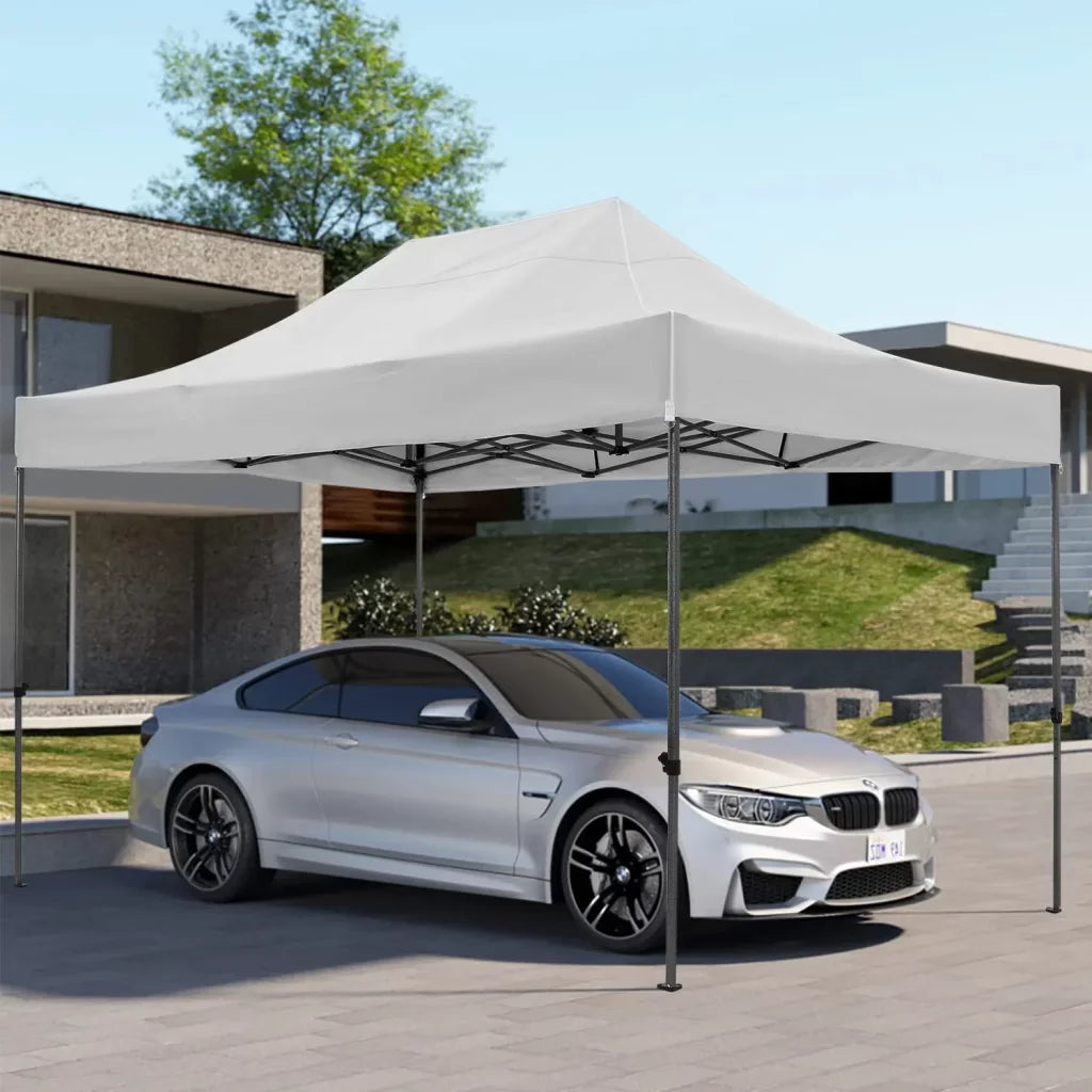 Gazebo Richiudibile 3X3 Mt in PVC Automatico in tessuto chiusura a fisarmonica